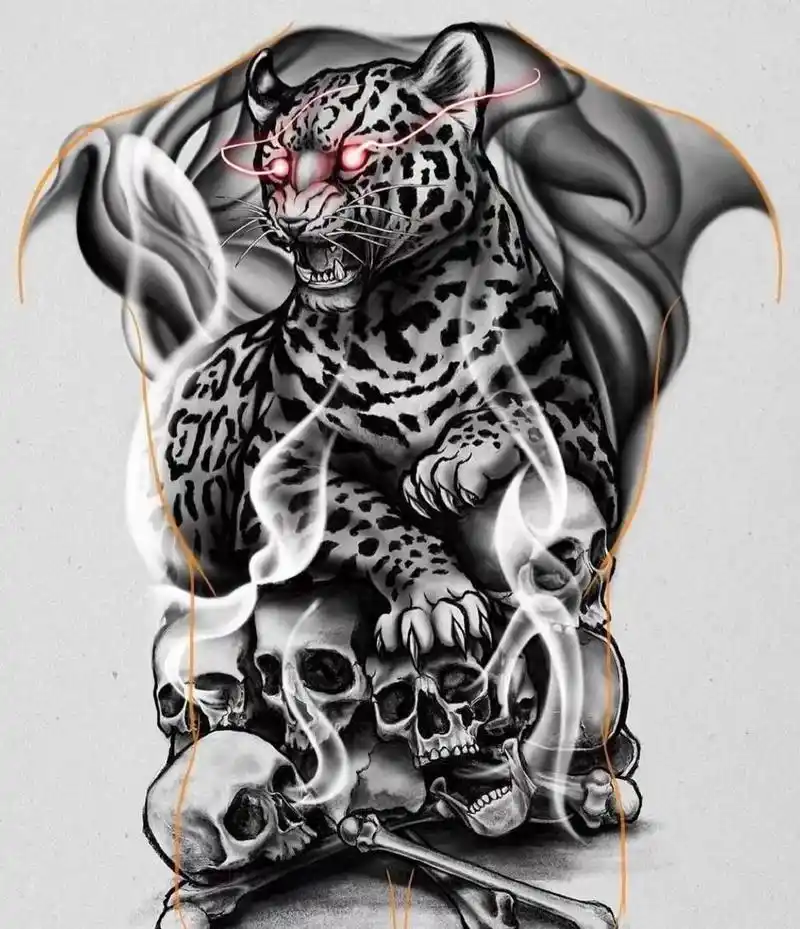 刺青图   今日分享最新纹身手稿