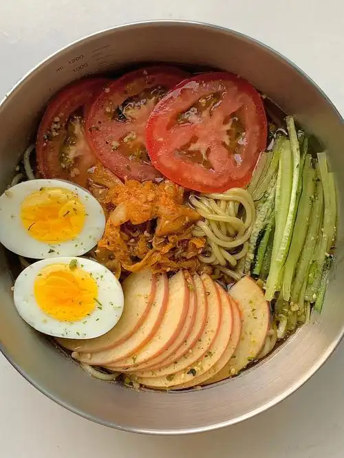 自制东北冷面嗦面好快乐