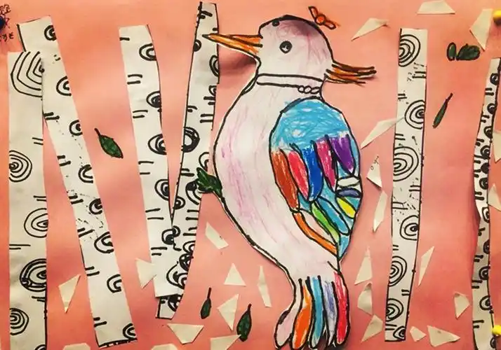 乐天百货文化中心店儿童创意环保绘画作品展开展啦快来欣赏这些优秀