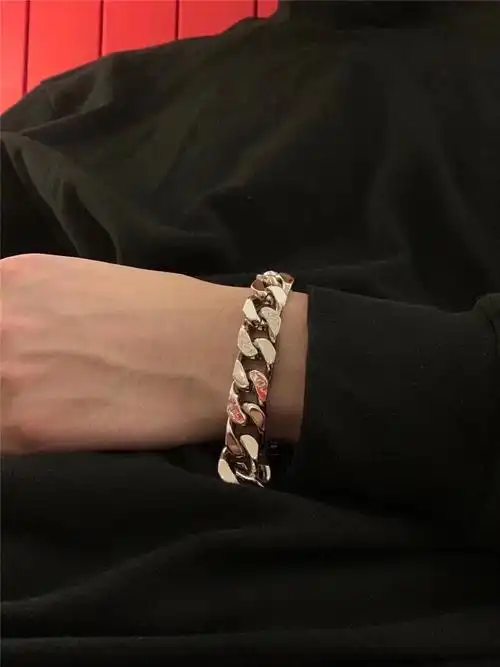 lv m68273 chain links 古巴情侣款 男女手链雅痞风