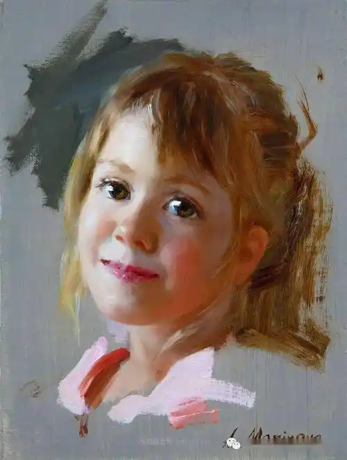 俄罗斯女画家安娜·玛丽诺娃花卉与人物肖像油画作品欣赏