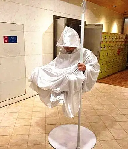 上海展会人体彩绘演出活雕塑化妆行为艺术演员造型展