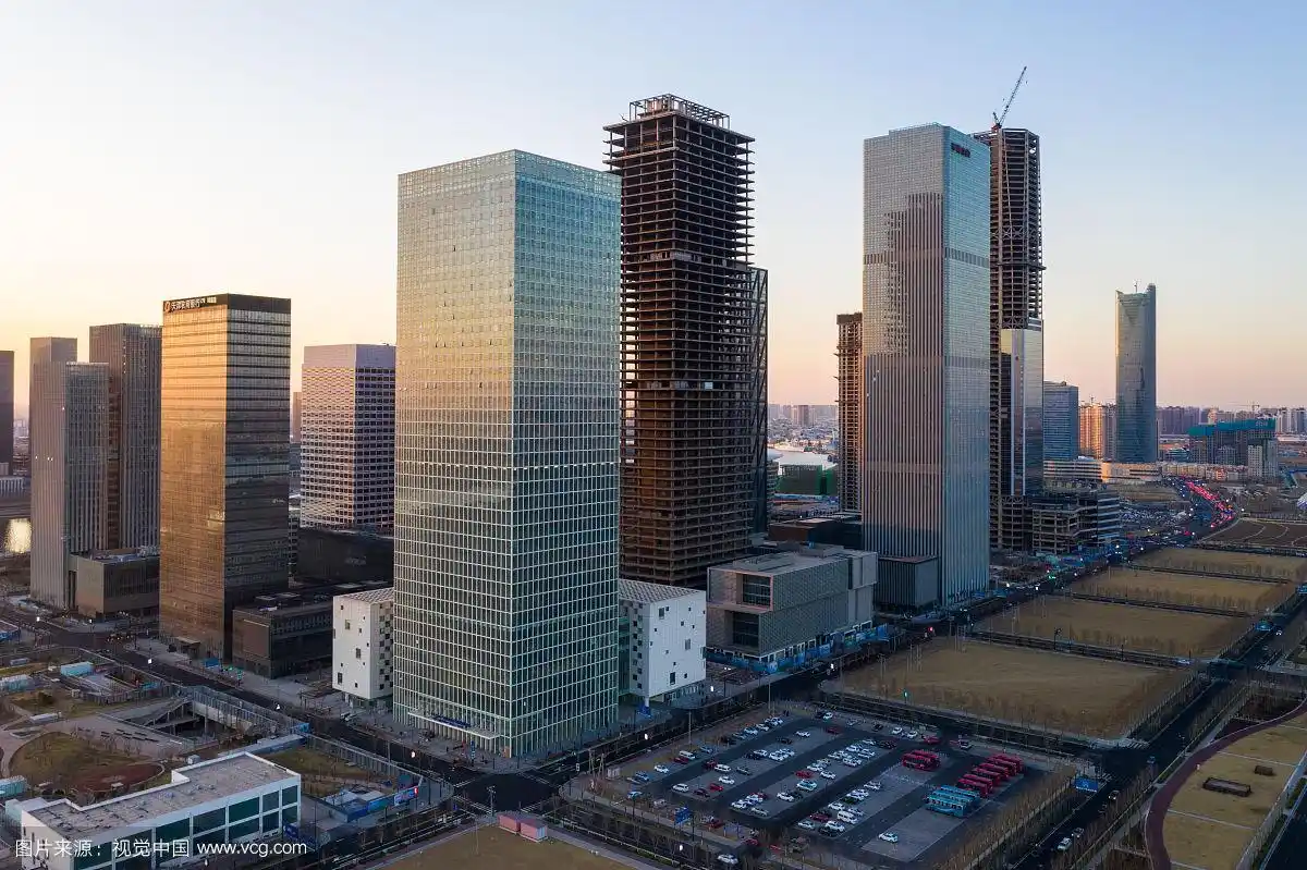 天津滨海新区于家堡中心商务区