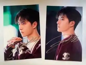 王一博签名照湖南卫视直发王一博亲笔签名照 王一博签名周边王一