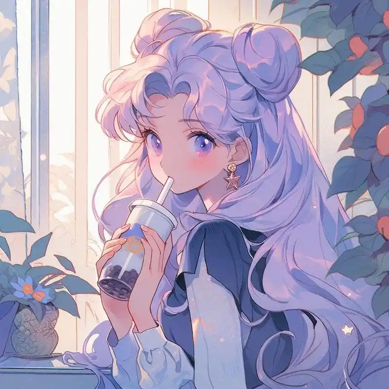 女生动漫头像系列36|紫色系美战纯享版 之前蓝色系美战私信里,有好多