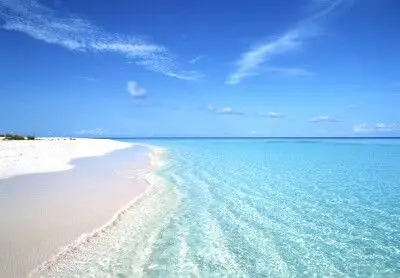 蓝天 阳光 白云 大海 沙滩