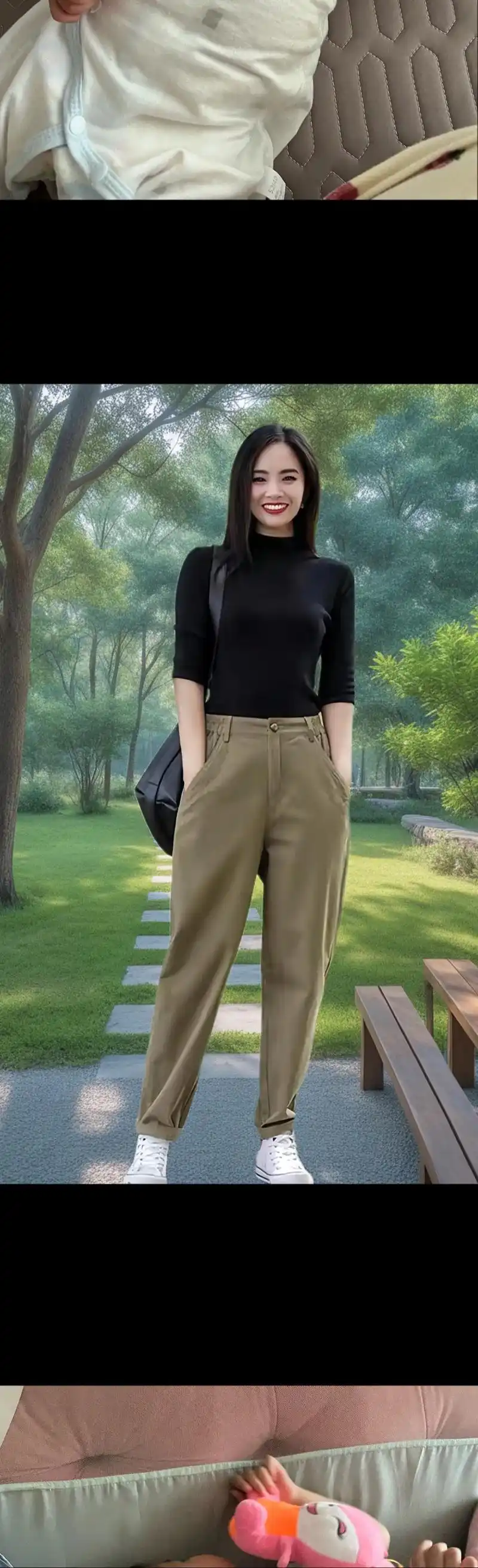 我的新宠上线啦!春夏款高腰小脚哈伦裤女,2024春夏的时尚必