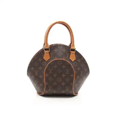 日本直邮中古lv路易威登ellipsepm老花手提包棕色女士包袋