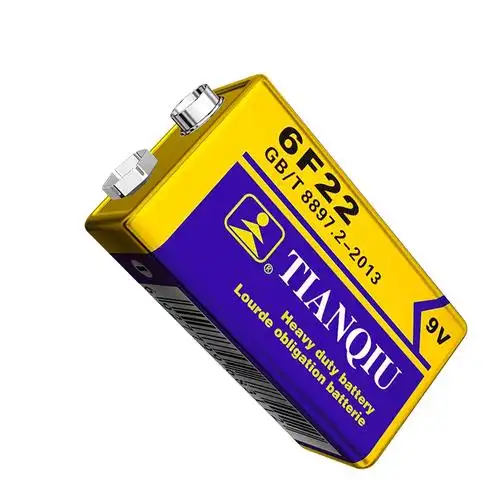 天球9v碳性无汞干电池玩具话筒麦克风万用表测线普通干电池