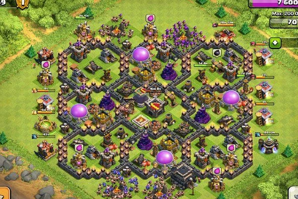 部落冲突9本最强防御阵型