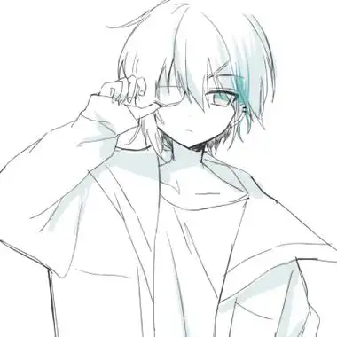 侧面男生头像漫画图片