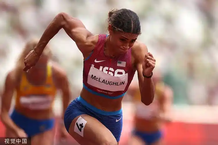 高清图田径女子400米栏决赛麦克劳林破世界纪录
