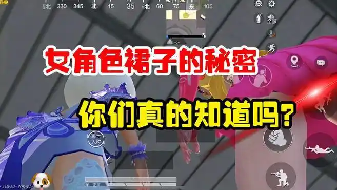 和平精英雪龙:女角色裙子的秘密,你们真的知道吗?-游戏视频-搜狐视频