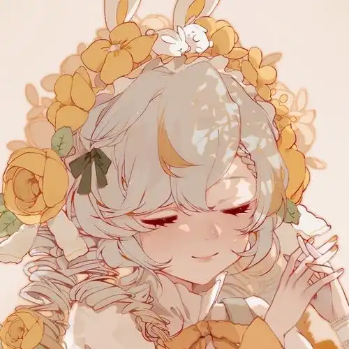 动漫手绘可爱卡通女生头像