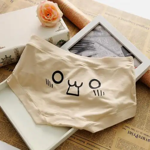 学生 少女内裤 可爱笑脸 舒适时尚莫代尔三角女内裤 厂家直销批发