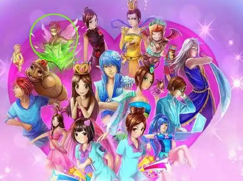 叶罗丽:隐藏在海报中的亮点,有两个神秘仙子,小野叶也有cp组合