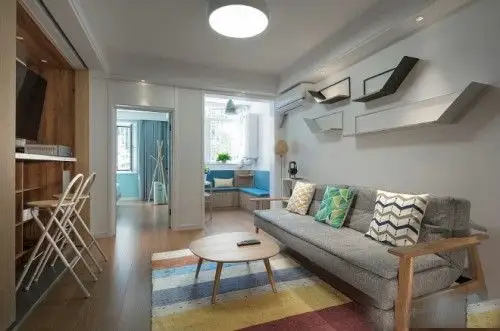 55平两室一厅老房子重新装修大约多少钱 6万50平旧房小户型翻新改造