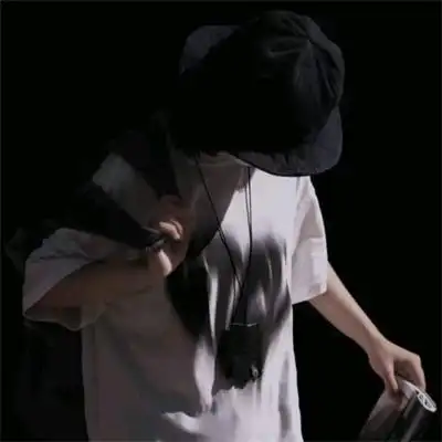 暗黑系头像男帅气真人侧脸高清图片_男生头像_美头网