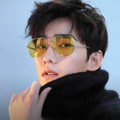 2024杨洋同款夜视镜男女潮司机眼镜抖音网红同款时尚海洋片太阳镜