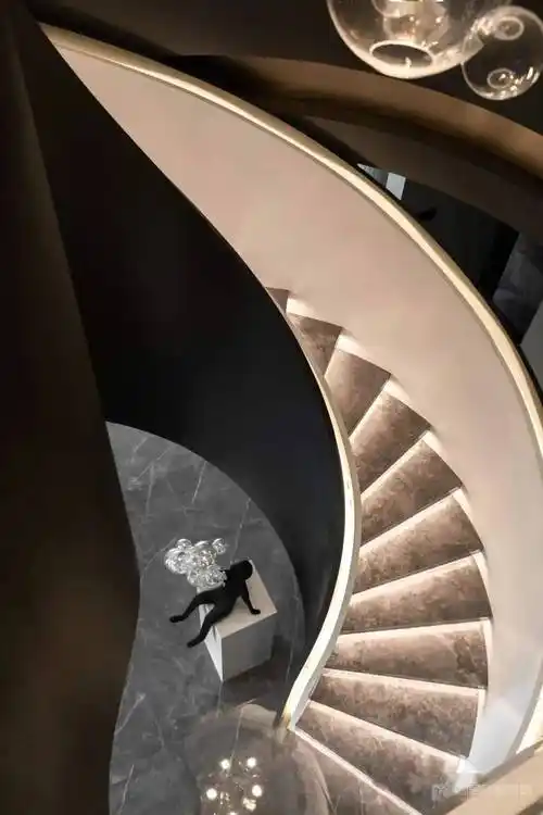 大理石弧形楼梯 | 现代风&欧式风,你喜欢哪一种?