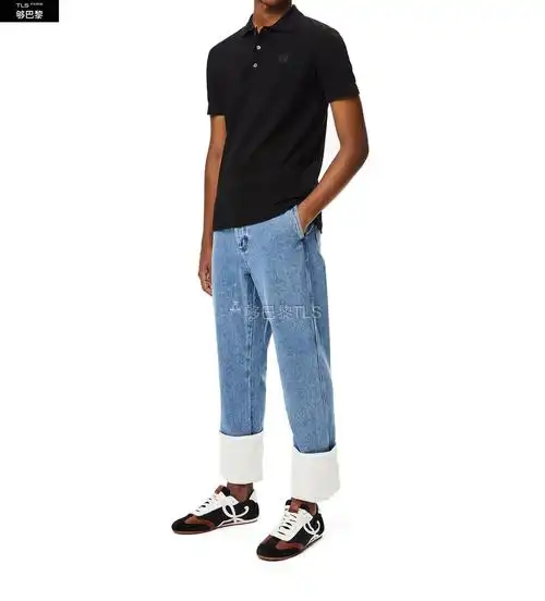 【包邮包税】 loewe罗意威 21年春夏 男士 短袖t恤 棉质 anagram 刺绣