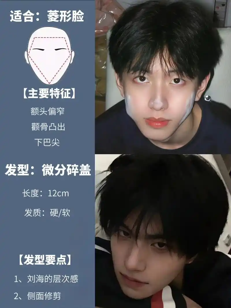 男生帅气发型合集.#学生党烫什么发型自然又好看 #微分碎盖  - 抖音