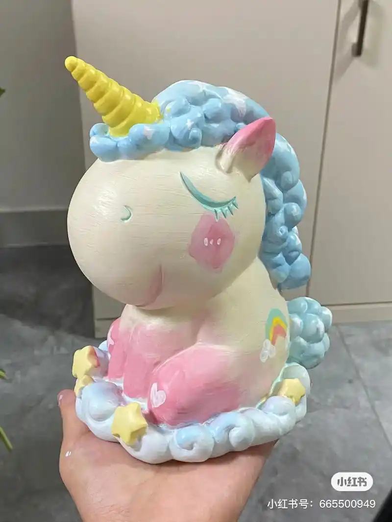 石膏娃娃参考图.今天是梦幻独角兽,喜欢自取#石膏娃娃 #当然 - 抖音