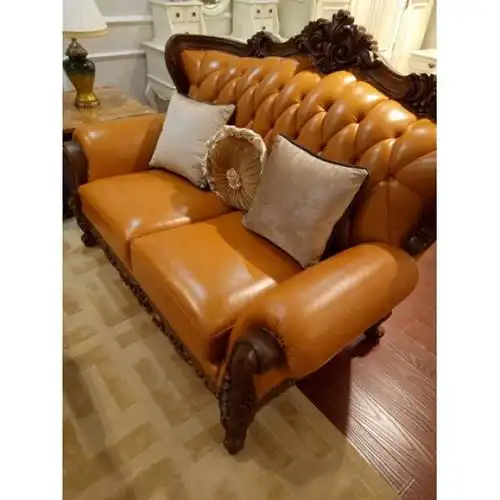 欧式1 2 3三件套皮沙发