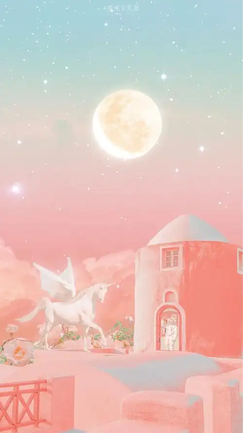 粉红色的梦幻小世界图源: 梦境后花园 #设计美学##手机壁纸##超仙壁纸