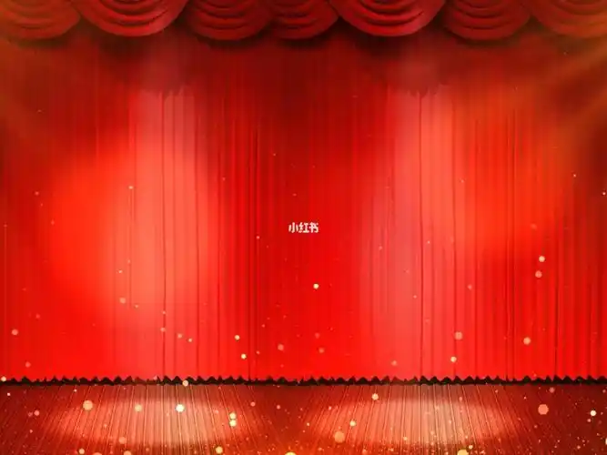 中国风幕布小品戏曲背景视频