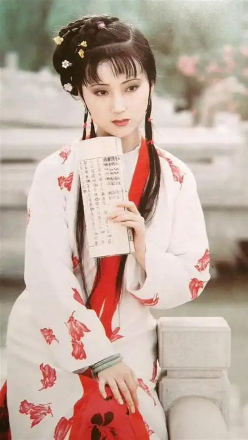 87版红楼梦林黛玉旧照,高清图片,手机锁屏桌面-壁纸族