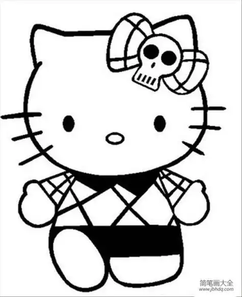 简笔画8可爱的卡通简单可爱猫卡通简笔画动漫 简笔画 卡通 漫画 手绘