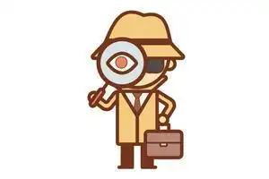 侦探简笔画怎么画猫探头简笔画侦探元素简笔画侦探简笔画探出头的海螺