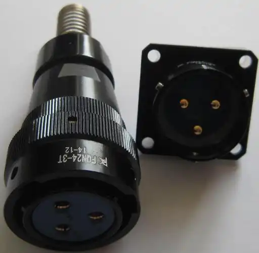 fqn系列ip67级卡口快速插拔防水圆形电连接器