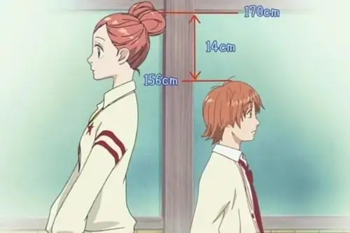 最适合接吻的身高差是12公分,那「女友的理想身高」应该是?