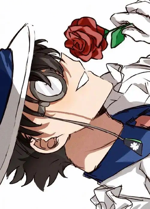 名侦探柯南#可爱又帅气的怪盗基德,斗子的脸秒了一切!x:ameyu