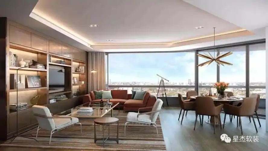 大平层豪宅这样设计,甩开别墅几条街