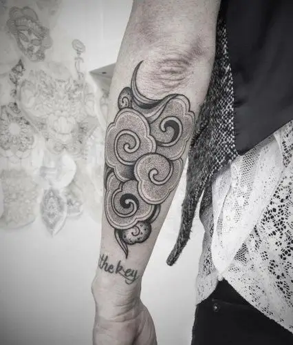 传统风格的祥云云朵纹身图案大全(5/9)