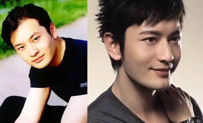 黄晓明整容前后照片