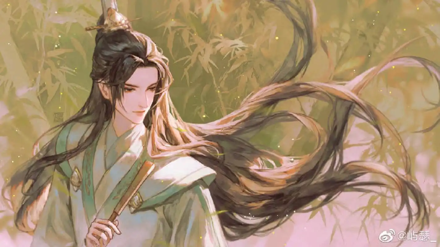 古风美男插画图,你能认识几个?(画师:见水印)