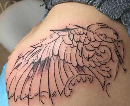 明星大s左肩膀纹身图案