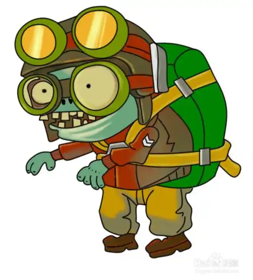 植物大战僵尸小鬼僵尸的简笔画