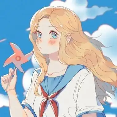 小清新动漫唯美意境的女生卡通头像