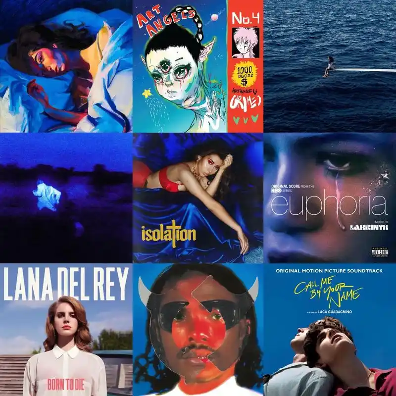 整理了最近爱听的几首歌或专辑的封面93#歌单分享 #lana - 抖音