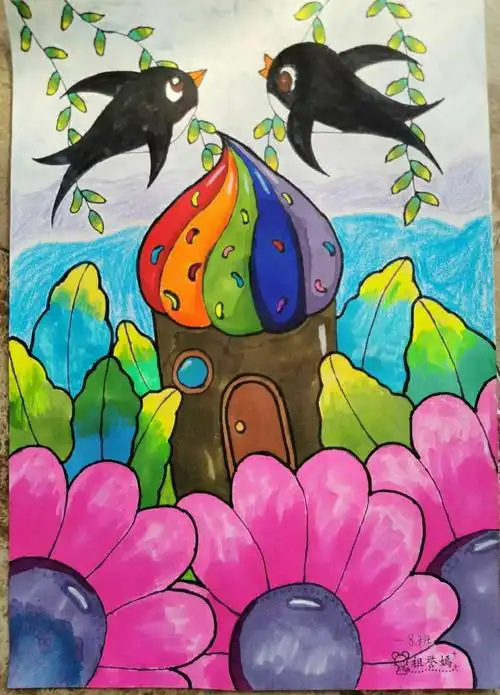 一,二年级"春之画"绘画展