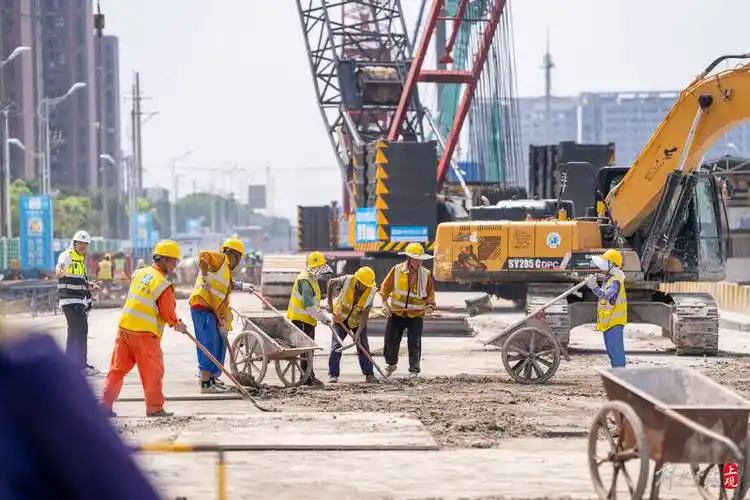 市域铁路嘉闵线嘉戬公路站进入主体建设阶段
