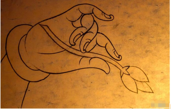 手执莲花是什么意思?就是佛教里常有的那种 这个动作有什么寓意?