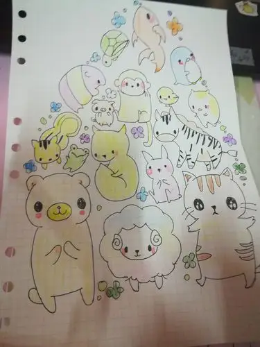 画了自己手帐的封面