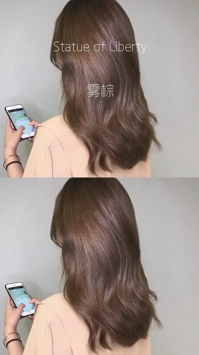 不用褪色的质感发色,雾棕,又名脏棕!对冲出来的雾感棕灰 - 抖音