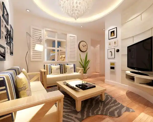 现代简约二居室48平米4.5万-曙光里装修案例-北京房天下家居装修网